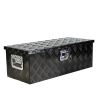 30 Inch Heavy Duty Black Aluminum 5 Bar Tread Tool long Box Truck Pickup Trailer Toolbox Underbody Storage+Lock+Keys (30.1"√ó12.8"√ó10.4")