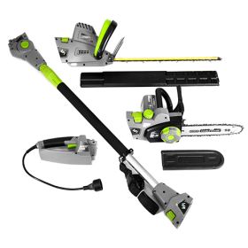 4-in-1 Multi-Tool - Pole & Handheld Hedge Trimmer/Pole & Handheld Chain Saw