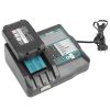 Rapid Charger Replacement Fit for Makita 14.4-18V Battery BL1860 BL1830 BL1850 with LCD Display USB Port