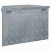 Aluminum Box 27.6"x9.4"x16.5" Trapezoid Silver