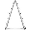 Aluminum Multi-Position Ladder with Wheels, 300 lbs Weight Rating, 22 FT