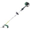 4 in 1 Multi-Functional Trimming Tool, 31CC 4-Cycle Garden Tool System with Gas Pole Saw, Hedge Trimmer, Grass Trimmer, and Brush Cutter EPA Compliant