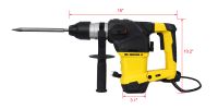 Professioinal Quality 1-1/4' SDS-Plus Heavy Duty Rotary Hammer Drill 13 Amp - Vibration Control, 3 Functions