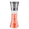 Stainless Steel Salt Pepper Grinder Tall Glass Sea Salt & Pepper Mill Shaker with Adjustable Coarseness