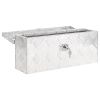 Storage Box Silver 19.7"x8.1"x5.9" Aluminum