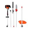 5in1 52cc Petrol Hedge Trimmer Chainsaw Brush Cutter Pole Saw Outdoor Multi Tool