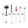 5in1 52cc Petrol Hedge Trimmer Chainsaw Brush Cutter Pole Saw Outdoor Multi Tool