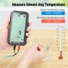 Digital Multimeter 4.7In LCD DC/AC Current Voltage Measurement Capacitance Resistance Measuring Meter NCV Tester