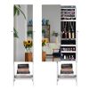 Full Mirror Simple Jewelry Storage Mirror Cabinet