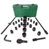 3/4" Drive Impact Socket Set, 26 Piece Cr-V Chrome Vanadium Steel Standard Metric Sizes(21-50mmm), 6-Point Sockets, with a Storage Cage