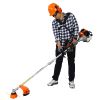 4 in 1 Multi-Functional Trimming Tool, 52CC 2-Cycle Garden Tool System with Gas Pole Saw, Hedge Trimmer, Grass Trimmer, and Brush Cutter EPA Compliant