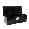 30 Inch Heavy Duty Black Aluminum 5 Bar Tread Tool long Box Truck Pickup Trailer Toolbox Underbody Storage+Lock+Keys (30.1"√ó12.8"√ó10.4")