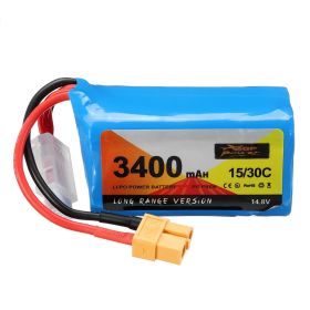 ZOPPower14.8 V3400mAh15C 30 C4s Lithium Ion Batteries (Option: Thead-3400mAh 14.8V)