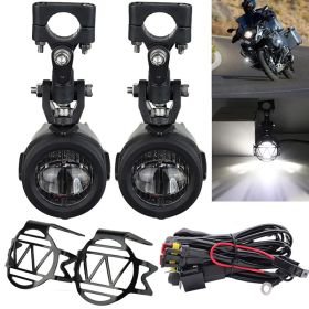 Motorcycle spotlight headlight glare (Option: Bright spotlight set)