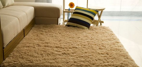 Living room coffee table bedroom bedside non-slip plush carpet (Option: Camel-120x160cm)