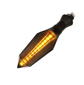 Motorcycle Two-Color LED Flowing Water Arrow Turn Signal (Option: Yellow-1PCS)