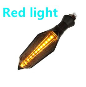 Motorcycle Two-Color LED Flowing Water Arrow Turn Signal (Option: Red-1PCS)