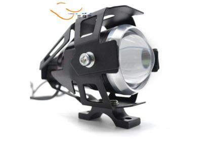 Waterproof LED Motorcycle Headlights Auxiliary Lamp Spotlight High Power U5 12V (Option: U5 Single package in silver s)