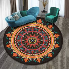 Mandala ethnic carpet (Option: 80 cm-C)