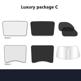 Car Sunroof Sunshade Sunscreen And Heat Insulation Artifact (Option: Luxury package C)