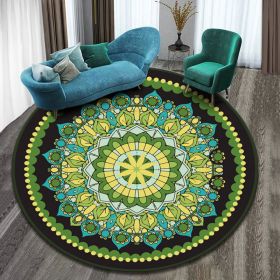 Mandala ethnic carpet (Option: 80 cm-B)