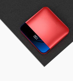 Power bank mini square (Option: Red-With wire)