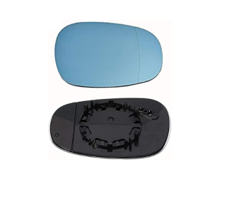 Rearview Mirror Lens With Heated Blue (Option: Blue-Right)