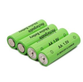 Alkaline Rechargeable Battery Industrial Grade 5 AA 1.5V (Option: Green-1PCS)