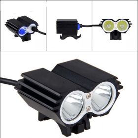 Owl Bicycle Lamp Headlight Strong LED (Option: Black-DC lamp cap T6-US)