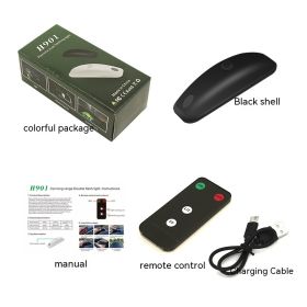 Car Remote Pilot Light Rain Fog Weather Anti-collision Help Strobe Light (Option: Black Single Pack)