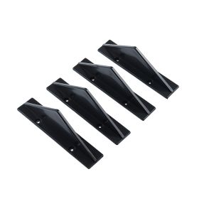 Automotive Universal Triangle Rear Spoiler Carbon Fiber Chassis (Option: Style B confronts black)