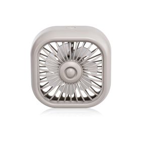 Car Fan Usb Air Outlet Small Fan Car Supplies Small Electric Fan (Color: White)