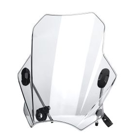 General Street Car Diversion Windshield Motorcycle Windshield (Color: White)