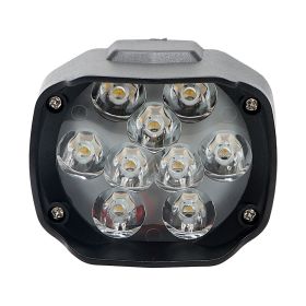 L15 Motorcycle LED Headlights Electric Car External Lights 9 Beads  18 Beads Double Lights Highlights Concentrated 9V-85V Spotlights (Option: 9 beads 10V)