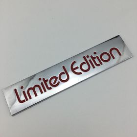 Limited Edition Car Logo Wordmark Limited Edition (Option: Silver red)