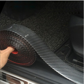 Car Stickers 5D Carbon Fiber Rubber (Option: 50MM)