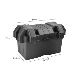 Battery Storage Box Portable Battery Box Universal Battery Box (size: large)