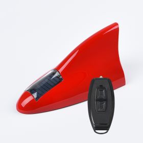 Solar Anti Rear End Warning Light Roof Tail Strobe (Color: Red)