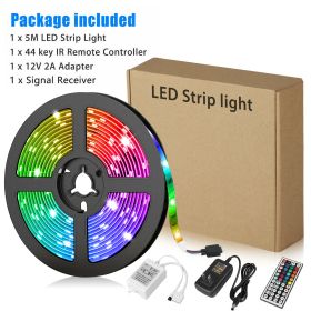 16.4FT RGB Flexible 300LED Strip Light SMD Remote Fairy Lights Room TV Party Bar  LED Strip Light Remote Fairy Light Room Party Waterproof (Option: 32.8 FTÔºà10mÔºâ)