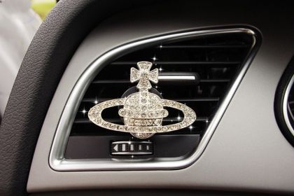 Cartoon Car Fragrance Car Interior Perfume Aromatherapy Female Car Supplies (Option: The planet)