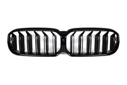 Replacement Front Bumper Kidney Double Slats For BMW 4 Series (Option: Double line bright black)