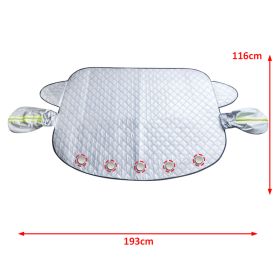 Thickened Frost And Antifreeze Sun Visor For Magnetic Snow Gear (Option: Upgraded magnet)