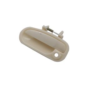 Outside Door Handle Outside Buckle Hand Door Pull Handle Paint (Option: Perforated unpainted-Left front)