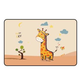 Side Curtain Magnet Summer Vehicle Glass (Option: Giraffe back row)