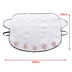 Thickened Frost And Antifreeze Sun Visor For Magnetic Snow Gear (Option: Ordinary magnet)