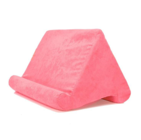 Soft Pillow Tablet Pillow Stand For Ipad Stand Multi-angle Tablet Phone Holder (Color: PINK)