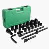 121pcs 1/2" 1/4" 3/8" Socket and Drive Tool Set Mechanics Tools Kit Ratchet Wrench Sockets Set Metric Drive Socket Set, 1/2" 1/4" 3/8" Drive Sizes wit