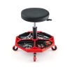 Shop Garage Adjustable Rolling Mechanic Stool with Tool Tray