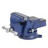 Bench Vise, Jaw  Swivel Base Clamp On Vice Table Vise Heavy Duty Bench Vise for Woodworking, Cutting Conduit, Drilling, Metalworking