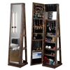 Full Length Mirror 360¬∞ Swivel Jewelry Cabinet